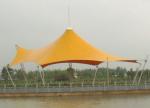 Q355B Tension Membrane Structure Construction 120mm 0.6mm Roof