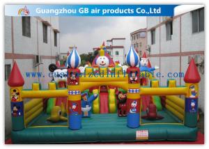 Quality Garden Backyard Kids Inflatable Amusement Park Playland For Outdoor Sports wholesale