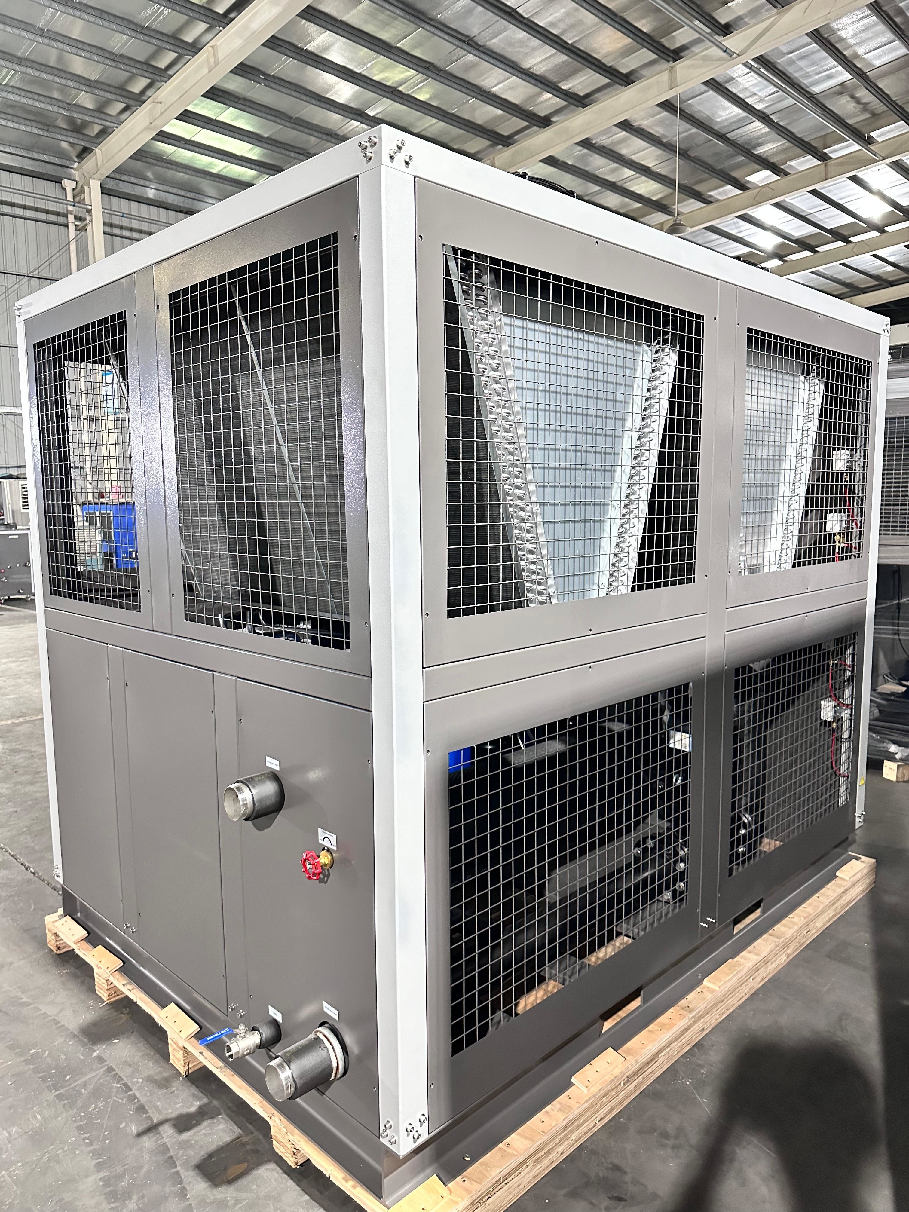 40ton Air Cooled Industrial Water Chiller For Extruder Machine