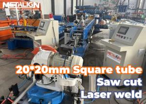 Quality Precision Roll Forming Machine For 20x20mm Welded Square Tube Production With Laser Welding wholesale