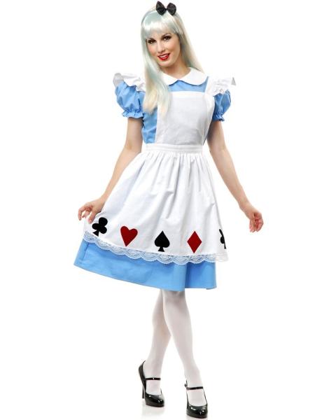 Alice in Wonderland Costumes wholesale Pretty Card Alice in Wonderland Womens