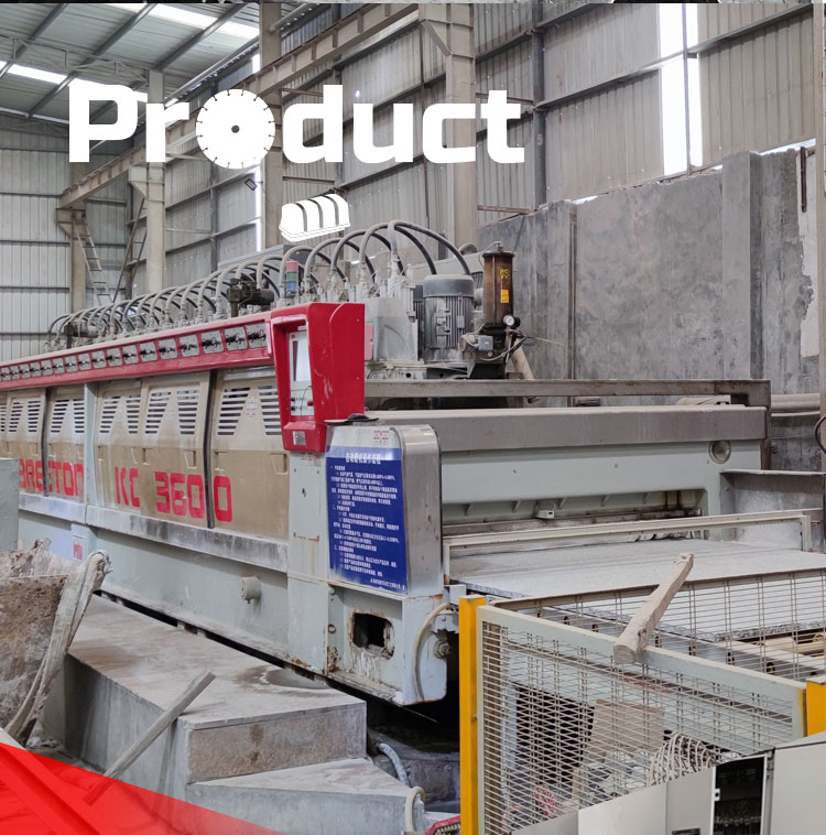Polishing Granite Slabs Tiles with Diamond Calibration Wheels Round Abrasive Tools