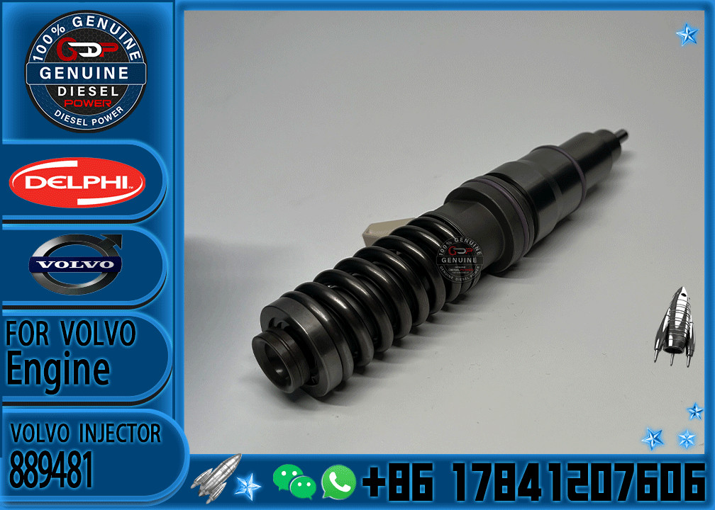3803637 03829087 85003111 889481 BEBE4C07001 Common Rail Diesel Fuel Pump Injector For Volvo Penta D16 Engine