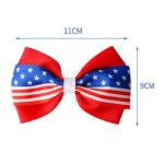 Ribbon diy custom wholesale American National Day bow hair accessories
