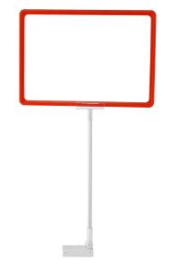 Quality Advertising Magnetic Sign Holders , Metal Magnet Shelf Pop Poster Display Stand wholesale