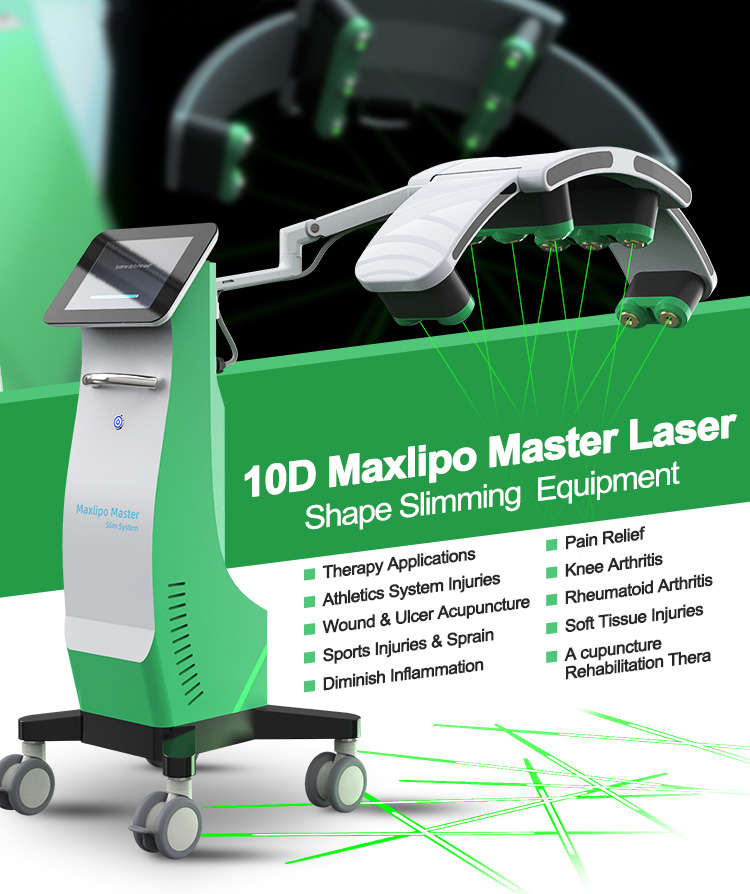 GOMECY 10D 532nm Green Light Lipo Therapy Machine For Body Slimming