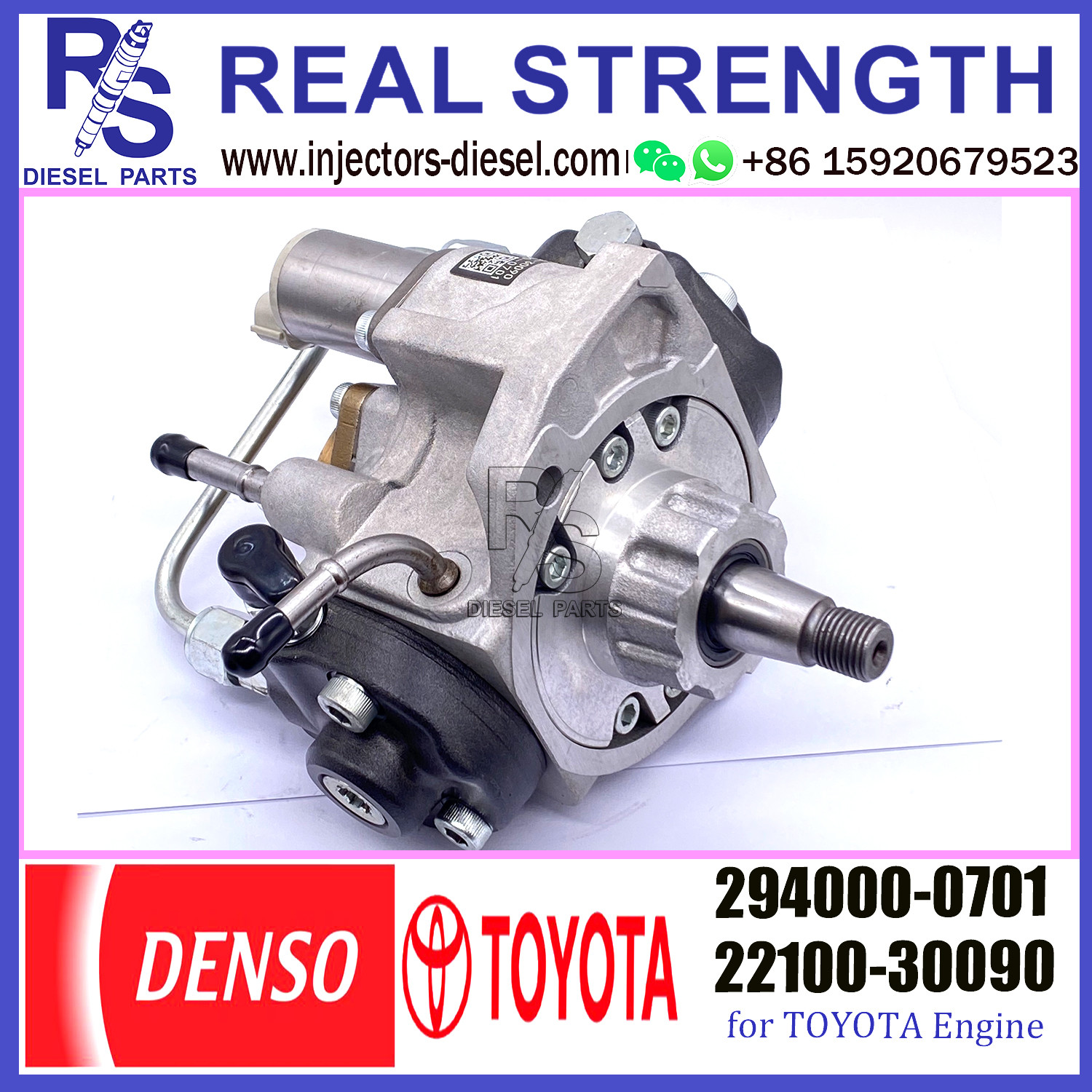 Denso 294000-0700 294000-0701 Common Rail Pump for Toyota 1KD 2KD 294000-0700 294000-0701 22100-30090