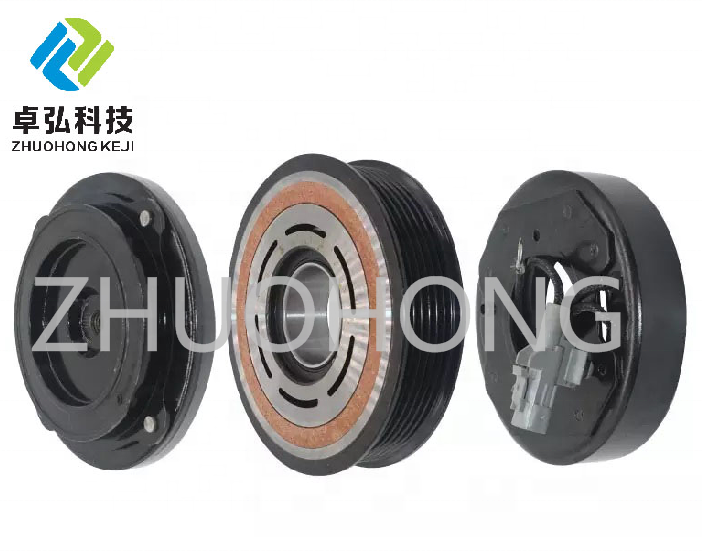 Auto AC Compressor Pulley Clutch Kit 6PK 116MM 12V for BMW X3 Year 2004-2016 35*52*22