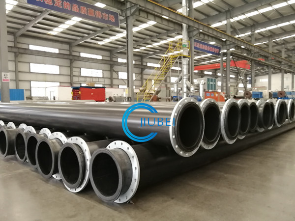 Ultra Tough Flange Connected UHMWPE Slurry Pipe For Dredging