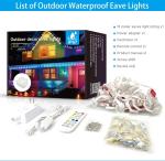 150ft (3rolls*5)IP67 Outdoor Waterproof Smart RGBIC (2 Rolls*50ft) permanent