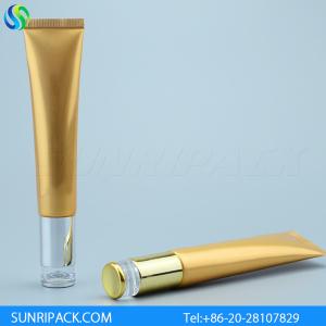 Quality 25ml eye cream cosmetic tube, 25g golden alu laminated tube wholesale