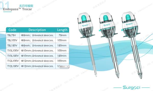 5mm Optical Trocar Disposable Laparoscopic Trocars for Minimally Invasive