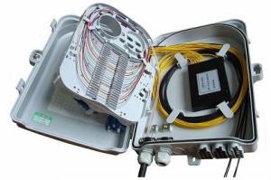 Quality Outdoor FTTH Fiber Optic Termination Box 24 Fiber Count Easy Installation wholesale