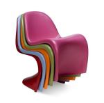 Panton Chair Design furniture S Shape fiberglass ABS restaurant chairs