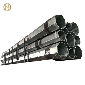 Quality Customized Metal Power Pole 132KV Transmission Line Pole HDG Surface wholesale
