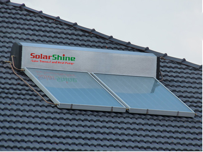 1.5 - 3 KW Backup Flat Plate Solar Water Heater 22 MM Connection Type