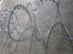 Anti Climbing Fencing Hot-dipped Galvanized 200 GSM Cross Concertina Razor Wire