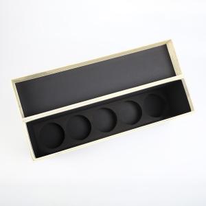 Quality Five bottle gin kit box Wine Bottle Gift Box CMYK Rigid Cardboard Gift Spirit EVA Cutout Insert Magnetic Lid box wholesale