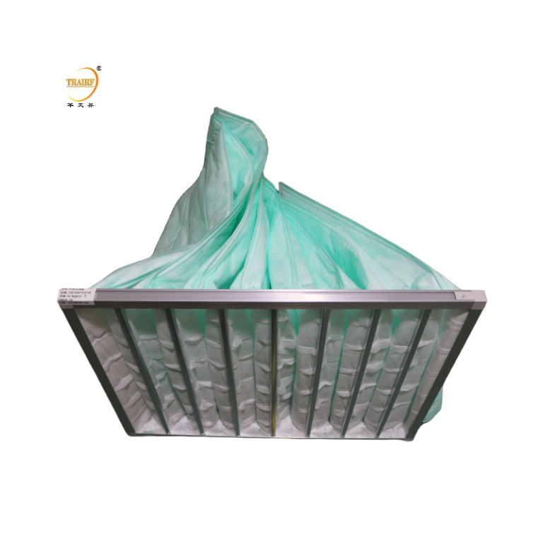 Synthetic Fiber Industrial Pocket Air Filter for Cleaning Room