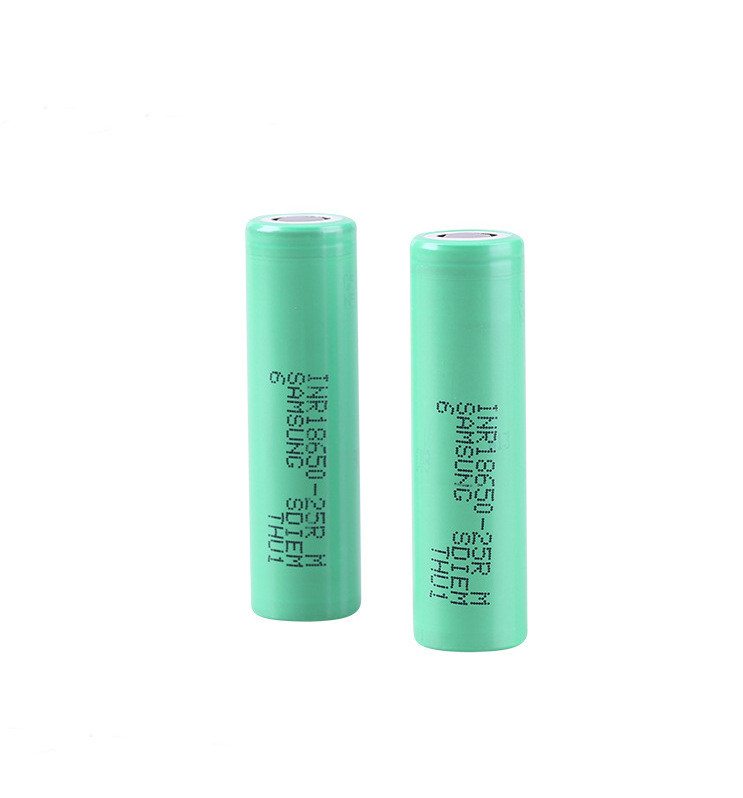 IEC62133 Samsung 3.7V 2500mAh 9.25Wh 18650 Li Battery