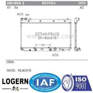 Quality 19010-PWJ-Z51 19010-PWA-E01 Motorcycle Aluminum Radiator Honda Fit 01 wholesale