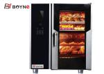 10 Trays Combi Oven With Boiler 380v Electric Digital Controller