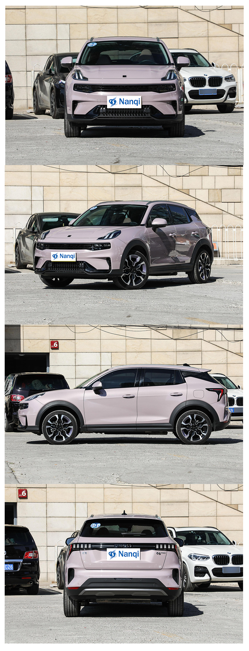 Unique Goddess Pink Lynk & Co Hybrid SUV 2023 LYNK&CO 06 PHEV