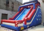Patriotic giant stars inflatable slide for children