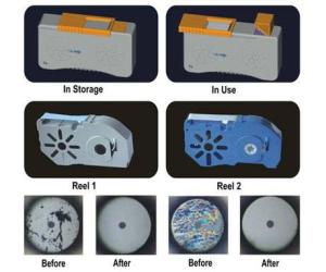 Quality Portable Fiber Optic Consumables Non Alcohol Box Type Fiber Optic Cable Cleaner wholesale