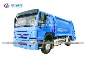 Quality Right Hand Driving HOWO 14m3 290HP Rear Loader Waste Management wholesale