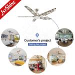 High Speed low noise Led Plastic Ceiling Fan Dc Motor Camouflage Color