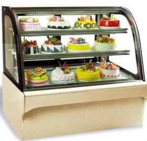 Quality Good Sturdiness Refrigerated Cake Display Cabinets Energy Efficient Design wholesale