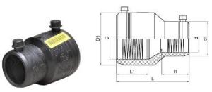 Quality Sdr11 Dn110 - Dn160 HDPE Electrofusion Fittings Coupler wholesale