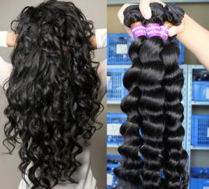 Quality Virgin Remy Unprocessed Peruvian Human Hair No Tangle No Shedding Double Wefted wholesale