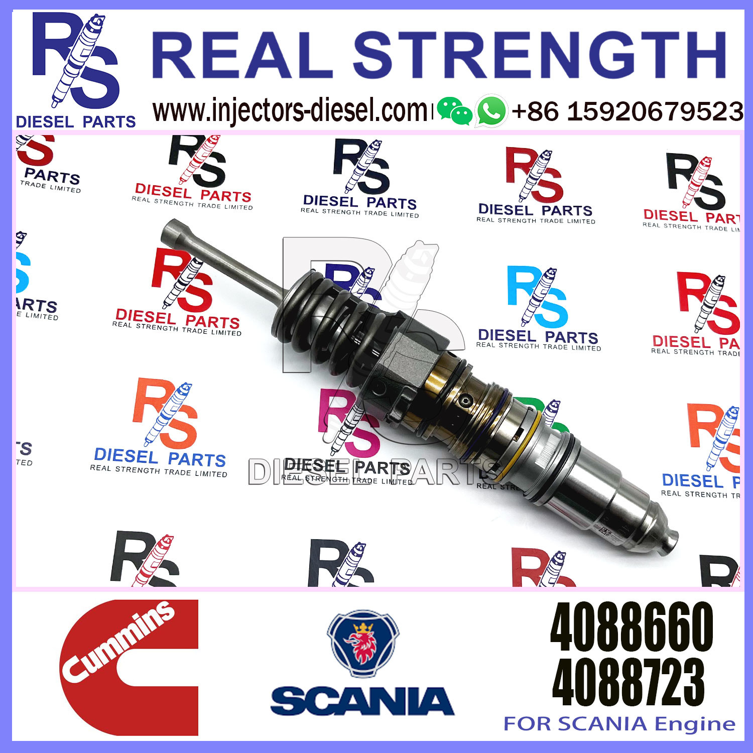 Engine Fuel Injector 4088660 4088665 4914537 3973059 4062568 3975929 4088327 4062569 For Qsx15 Isx15