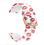 20mm / 22mm Multiple Printed Silicone Watch Strap Portable Replacement For Raw