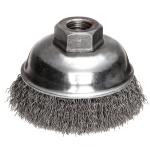 Metal Head Crimped Wire Cup Brush Corrosion Resistance Long Life Span