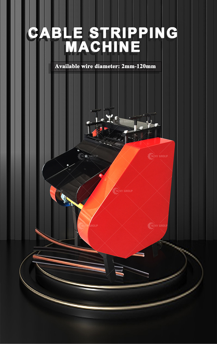 Scrap Flat Copper Wire Recycling Machine Wire Stripper for Cable Stripping and Diameter