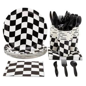 Quality Elegant Dessert Luncheon Picnic Barbecue Biodegradable Disposable Paper Tableware wholesale