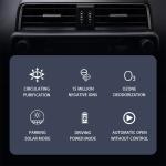 Car Mounted Solar Air Purifier Negative Ion Ozone Dual Air Purification
