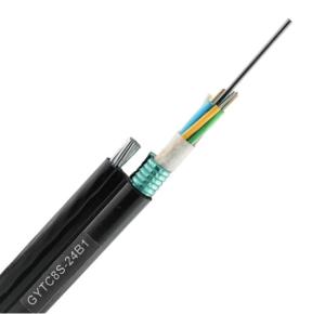 Quality Armored Loose Tube Fiber Optics Cables Figure 8 Self Support 12 Fibers Per Tube GYTC8S wholesale