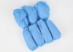Waterproof Medical Shoes Cover / Non Woven Disposable Boot Shoe Covers Protect