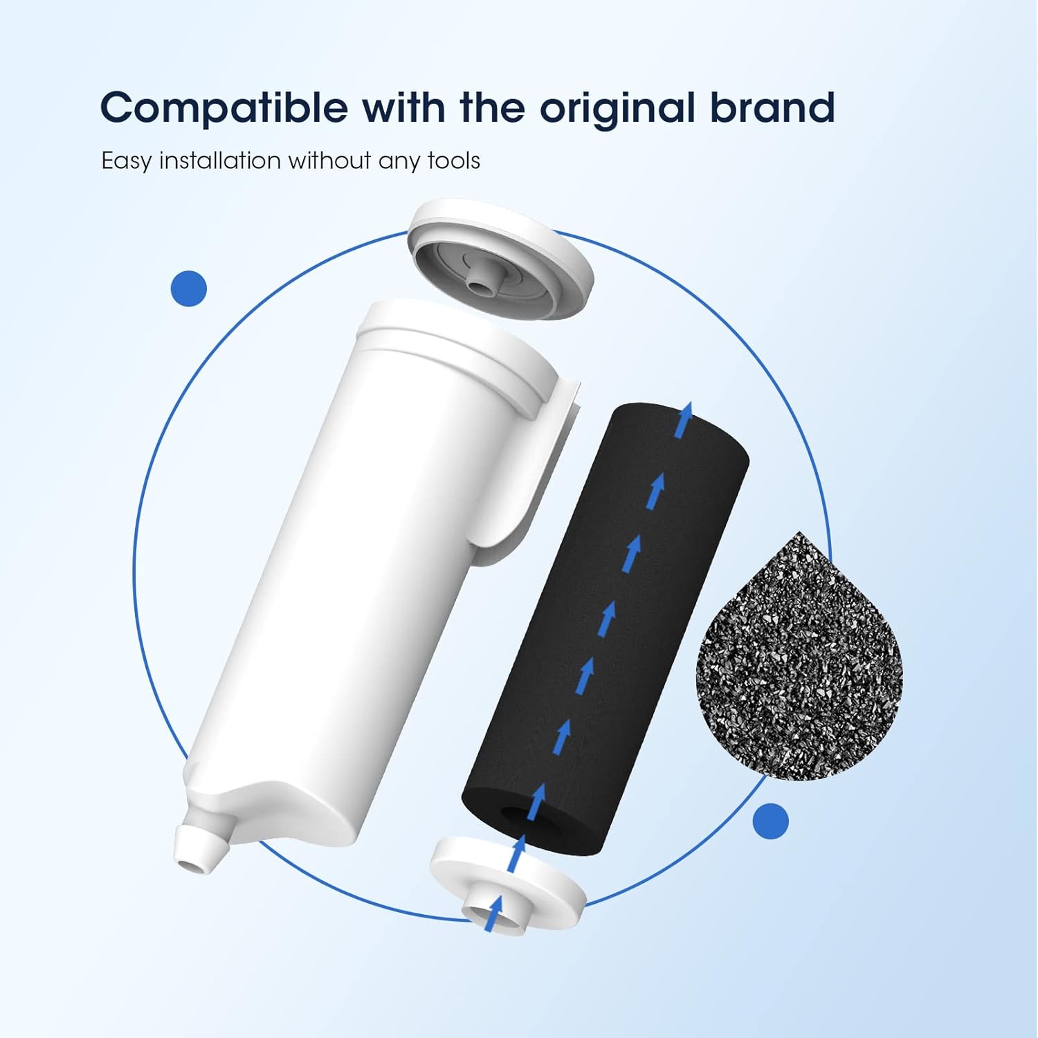 G/E Profile Opal Ice Maker Water Filter NSF Certified Replace Every 3 Months for Maximum