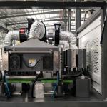 White 49kw Automatic Pet Blowing Machine 9000BPH Pet Bottling Line
