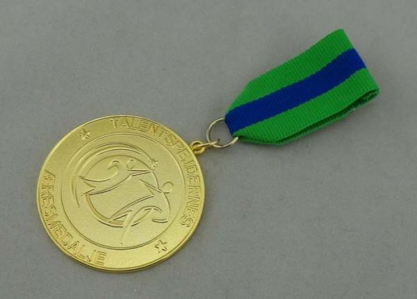 Talentspejdernes Custom Awards Medals by Zinc Alloy Die Casting , Box Packing