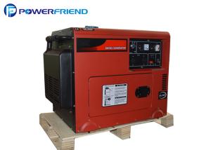 Quality Eletric Portable Generator 5000W 5KVA Soundproof Type Generator Red wholesale