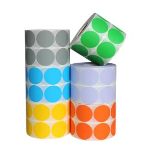 Quality Blank Barcode Adhesive Thermal Paper Roll Waterproof Colorful 100x 150mm 4*6'' wholesale