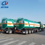 50000L Fuel Oil Carrier Semi Truck Trailer 3 Axle Chemical Liquid Aluminium Oil