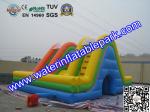 Colored Commercial Grade PVC Tarpaulin Inflatable Bouncy Castle Slide Combo