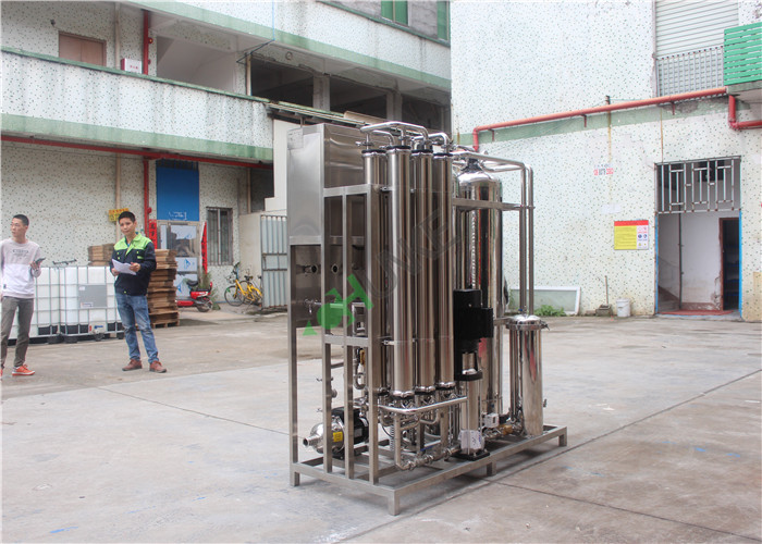 Two Stage Industrial Water Purification Equipment For Distilled Water ISO9001 Support